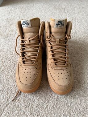 Nike Men’s High-Top Sneakers in Wheat/Tan